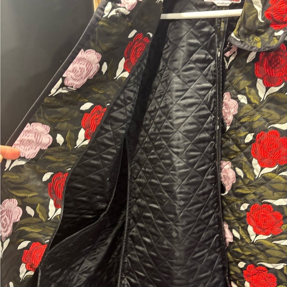 kate spade Floral Puffer Jacket - Red and Pink - Picture 5 of 8